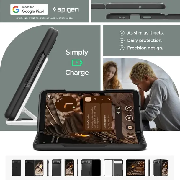 etui-spigen-thin-fit-google-pixel-fold-black-kolor-czarny