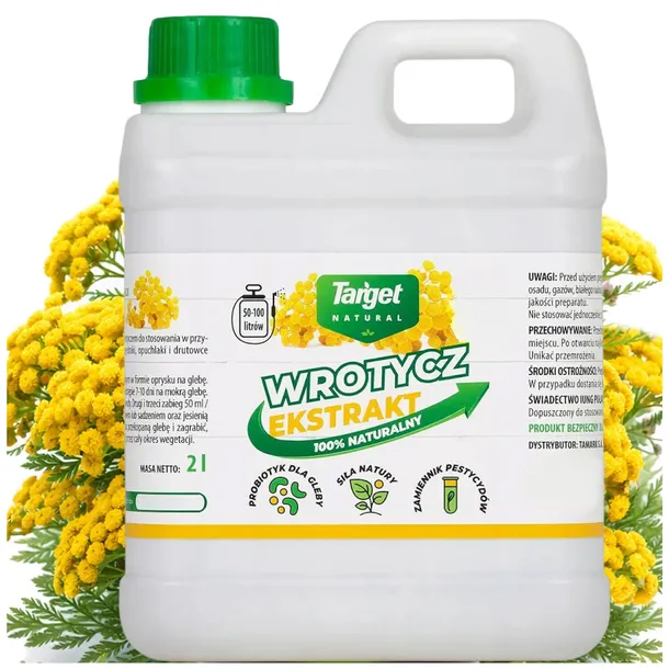 Wrotycz na pędraki nicienie opuchlaki drutowce naturalny ekstrakt TARGET 2L