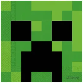 serwetki-minecraft-creeper-procos-33cm-20-szt