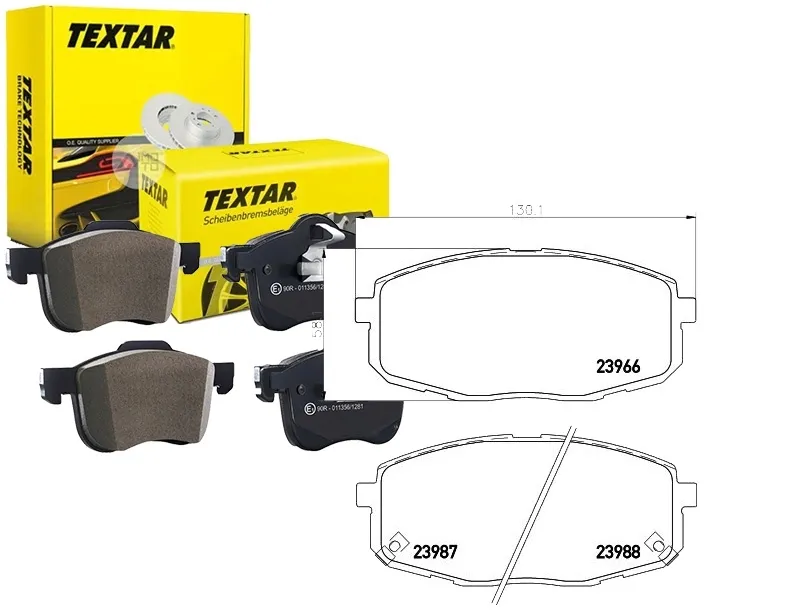 textar-klocki-hamulcowe-przod-2396601-stan-nowy
