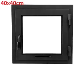 drzwiczki-rama-40x40cm-do-kominka-lub-pieca-z-szyba-i-gratisami