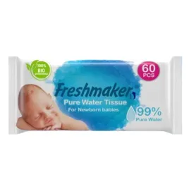 freshmaker-pure-water-tissue-chusteczki-nawilzane-dla-niemowlat-60-sztuk