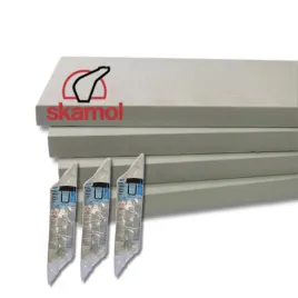Zdjęcie produktu 10x Obudowa kominka Płyta kominkowa SKAMOL 1000x610x30mm i 3x klej Promat