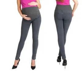 spodnie-damskie-ciazowe-jeans-s-rurki-szare