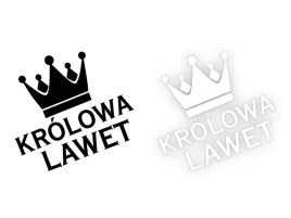 krolowa-lawet-naklejka-na-samochod-na-auto-kolor