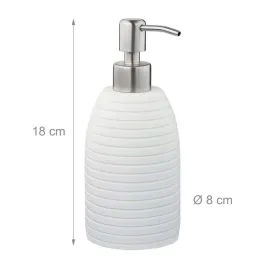 reczne-dozownik-do-mydla-stojacy-relaxdays-300-ml-bialy