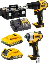 zestaw-combo-dewalt-dck2062d2t-wkretarka-udarowa-dcd709-zakretarka-dcf809