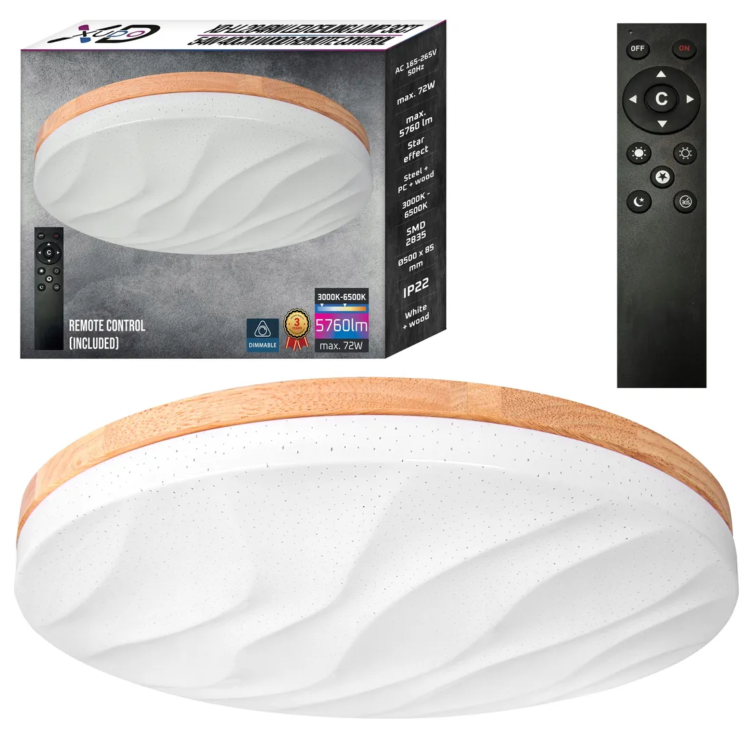 lampa-sufitowa-plafon-led-regulacja-72w-3-barwy-pilot-bialy-drewno-xudo-stan-nowy