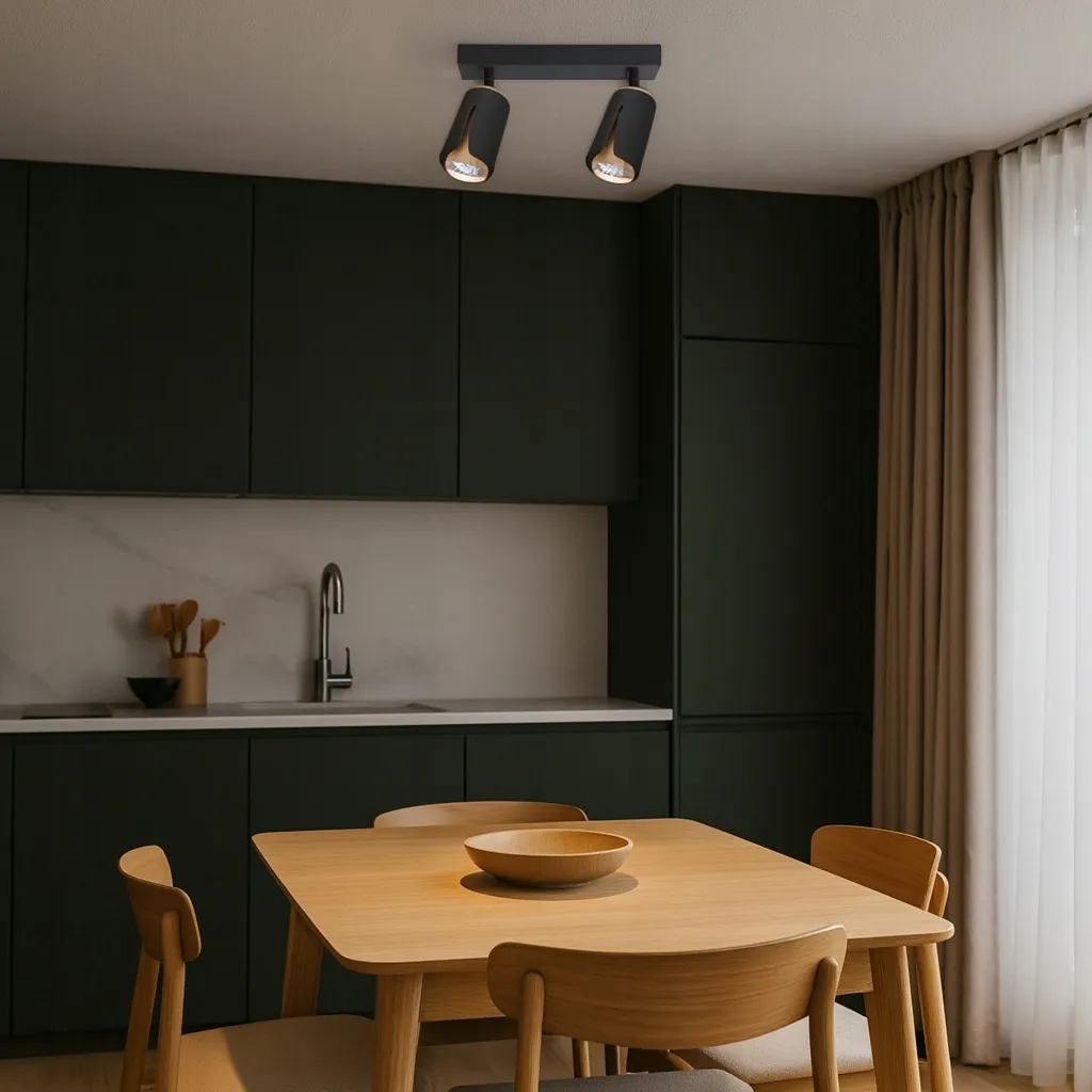 kinkiet-sufitowy-2x-gu10-lampa-oprawa-spot-reflektor-czarny-zloty-xudo-stan-nowy