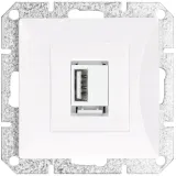 gniazdo-modul-usb-ladowarka-opal-bialy