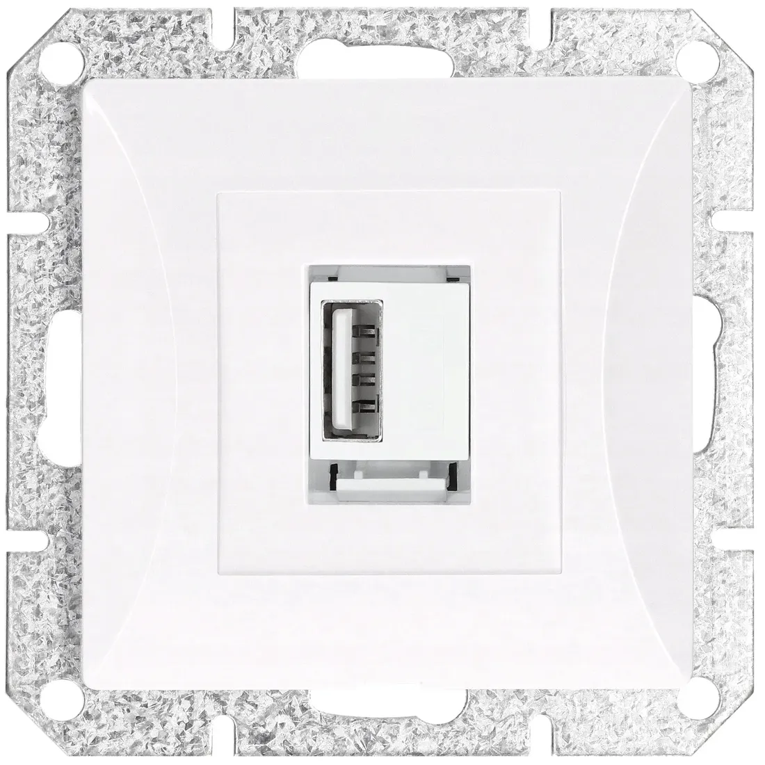 gniazdo-modul-usb-ladowarka-opal-bialy-stan-nowy