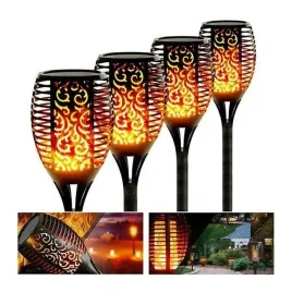 lampy-solarne-ogrodowe-pochodnie-12led-4szt