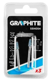 kamien-szlifierski-stozek-5-x-10-mm-3-szt-graphite