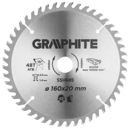 tarcza-do-polarko-zaglebiarki-160mm-48z-graphite