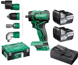 wiertarko-wkretarka-hikoki-18v-ds18ddq-wsz-2x50ah-z-wymiennymi-uchwytami