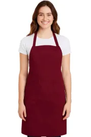 fartuch-gastronomiczny-na-ramiaczkach-bordowy-90-cm