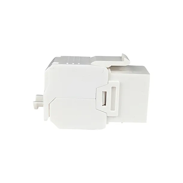 Moduł keystone jack RJ45 kat. 6 UTP, beznarzędziowy, Netrack, biały
