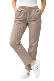 spodnie-medyczne-damskie-cygaretki-scrubs-ochronne-cappucino-roz-xxl