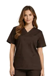 bluza-chirurgiczna-medyczna-damska-czekolada-r-s