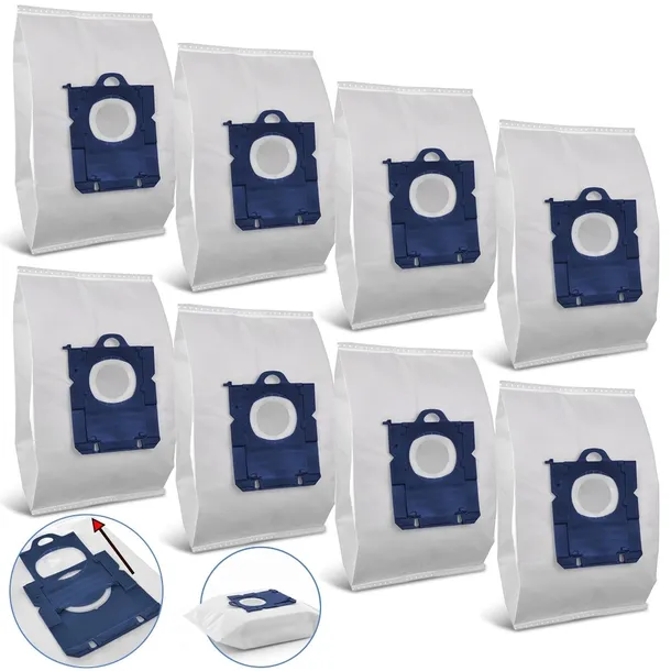 8x WORKI DO ODKURZACZA ELECTROLUX PHILIPS S-BAG ELEKTROLUX ZAMIENNIK E201SM