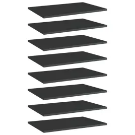 polki-na-ksiazki-8-szt-wysoki-polysk-czarne-60x40x15-cm