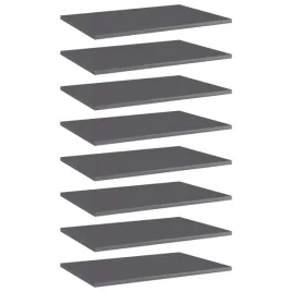 polki-na-ksiazki-8-szt-wysoki-polysk-szare-60x40x15-cm