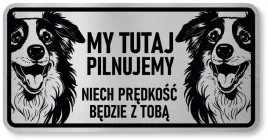 tabliczka-ostrzegawcza-uwaga-pies-border-collie-2-psy