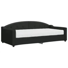 lezanka-2w1-z-materacem-piankowym-czarna-223x100x75-cm