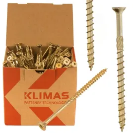 klimas-wkrety-kmwht-konstrukcyjne-leb-stozkowy-do-drewna-6x160-100szt