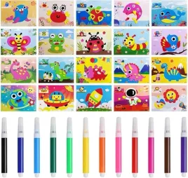 20x-wyklejanka-puzzle-naklejka-zwierzeta-piankowe-12x-mazaki-dla-dzieci