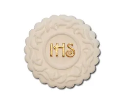 ozdoba-cukrowa-ihs-listki-bialo-zlota-na-tort-komunia-chrzest-8x13-cm