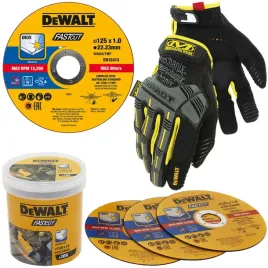 100-tarcz-inox-125x1mm-dewalt-dt20540-rekawice