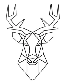 dekoracja-metalowa-scienna-jelen-czarny