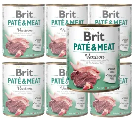 brit-pate-and-meat-venison-dziczyzna-6x800g