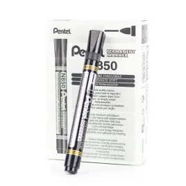 marker-pentel-permanentny-n850-wodoodporny-okragly-nieblaknacy-czarny