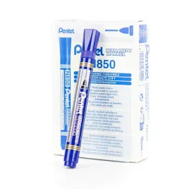 marker-pentel-permanentny-n850-wodoodporny-okragly-nieblaknacy-niebieski