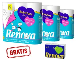 3x-papier-toaletowy-renova-skin-care-white-9r-gratis