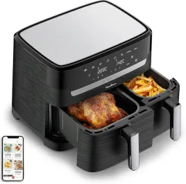 frytkownica-air-fryer-beztluszczowa-moulinex-easy-fry-dual-ez9018-83l-duza