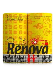 recznik-renova-color-design-zolty-2-rolki