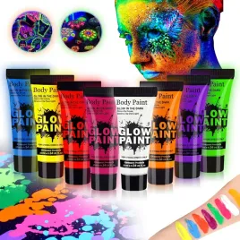 farby-do-twarzy-ciala-swiecace-w-uv-8x10ml-ultrafiolecie-szablony-pedzelki