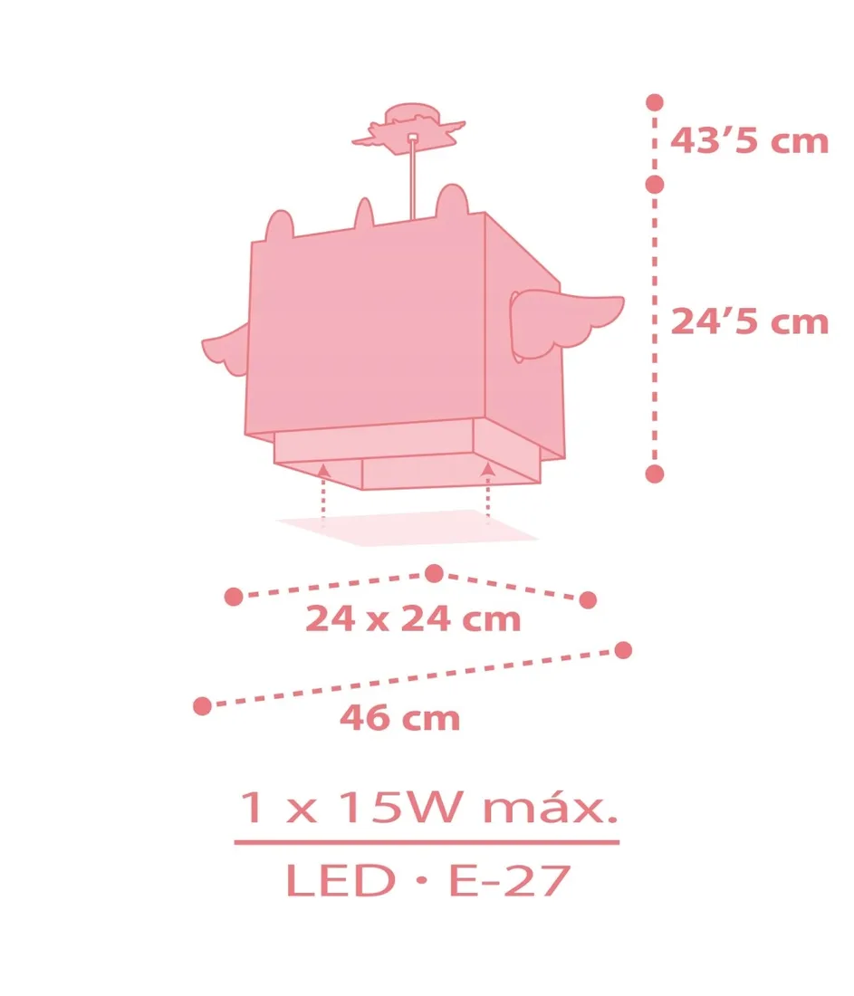 lampa-sufitowa-dalber-e27-bialy-plec-dziewczynki