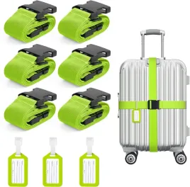 pas-zabezpieczajacy-do-walizki-bagazu-zielony-spinajacy-pasy-6szt-zielone