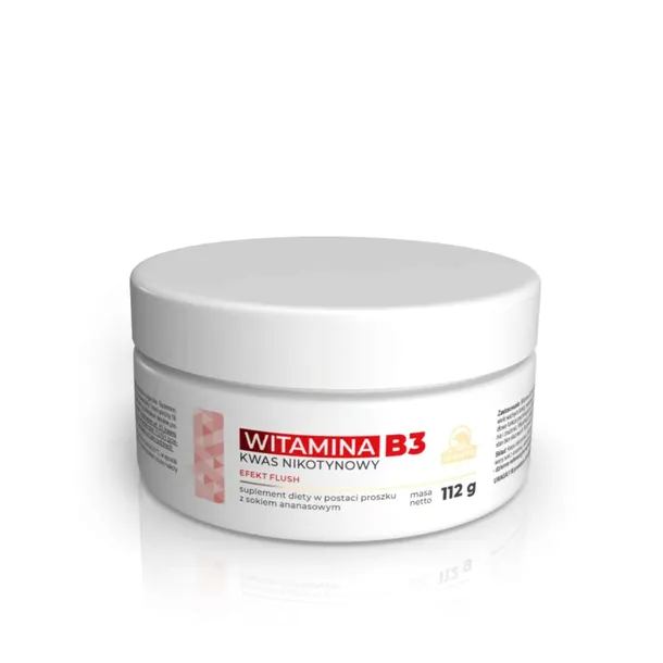 Slavito Witamina B3 Kwas Nikotynowy Proszek 112 g Niacyna Flush
