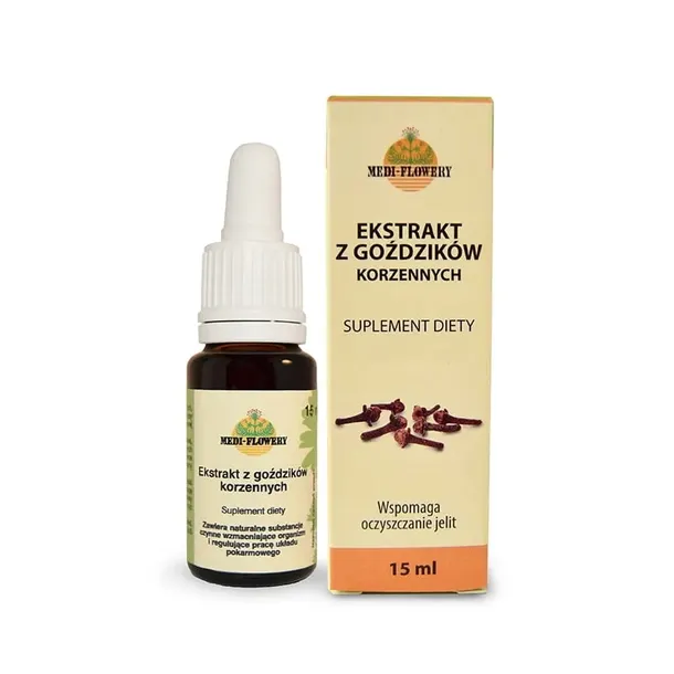 Medi-Flowery EKSTRAKT Z GOŹDZIKÓW 15ml Goździka