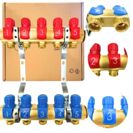 komplet-rozdzielacza-5-obwodowy-z-zaworami-do-wody-ogrzewania-grzejnikow