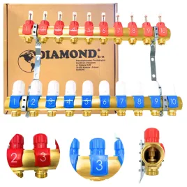 komplet-rozdzielacza-10-obwodowy-z-zaworami-do-wody-ogrzewania-grzejnikow