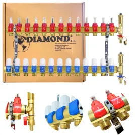 rozdzielacz-ogrzewania-podlogowego-podlogowki-13-obwodow-sekcji-mosiezny