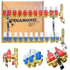 rozdzielacz-ogrzewania-podlogowego-podlogowki-11-obwodow-sekcji-mosiezny