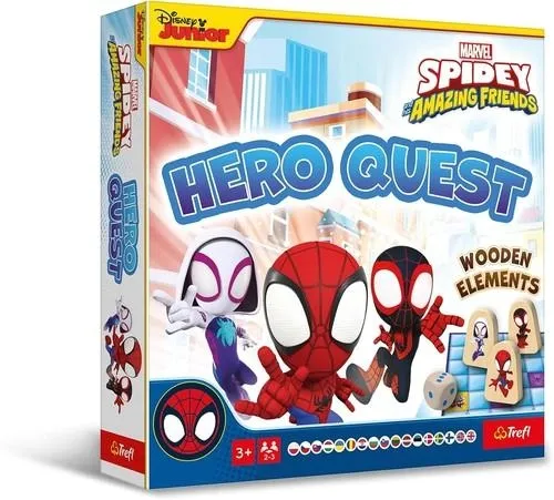 gra-planszowa-gra-spidey-hero-quest-trefl-czas-rozgrywki-do-30-minut