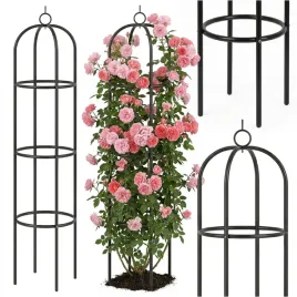pergola-ogrodowa-kolumnowa-czarna-podpora-stojak-na-roze-kwiaty-pnacz-190cm